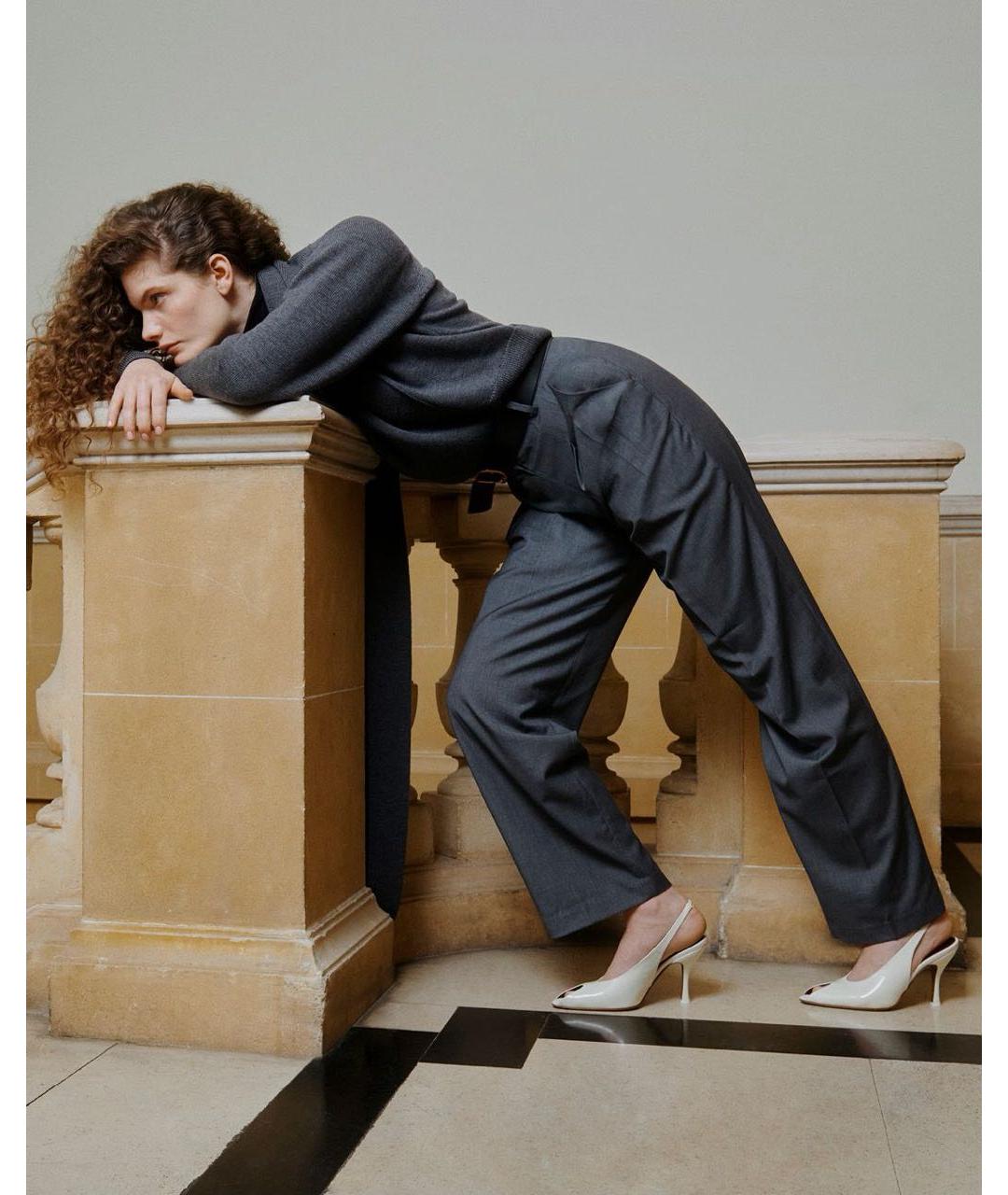 NEOUS Бежевые туфли из лакированной кожи, фото 7