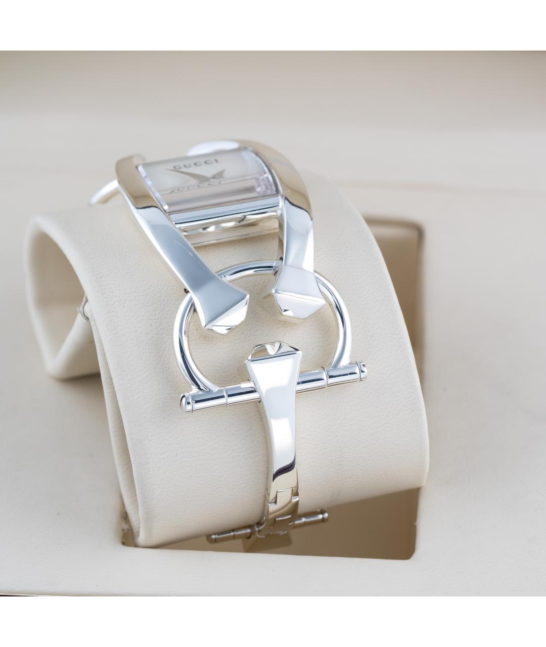 GUCCI Серебряные серебряные часы, фото 3