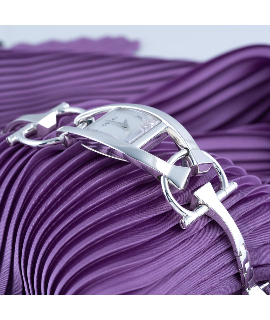 GUCCI Серебряные серебряные часы, фото 2