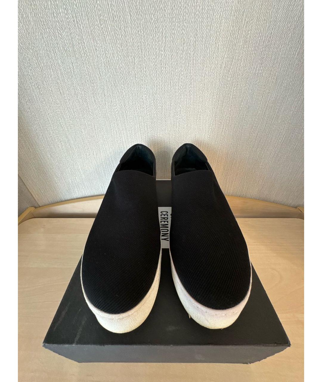 OPENING CEREMONY Черные текстильные слипоны, фото 2