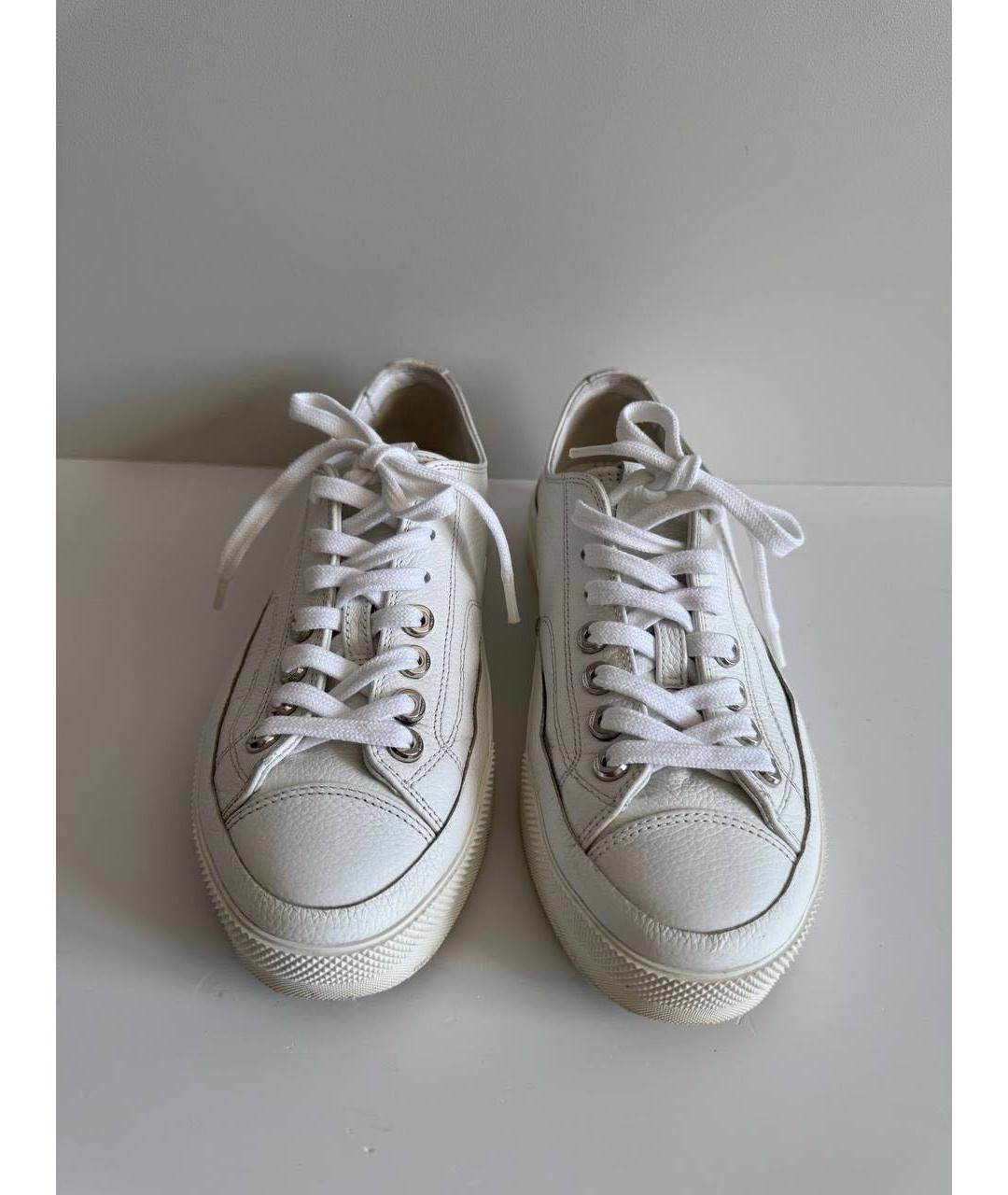 GIVENCHY Белые кожаные кеды, фото 3