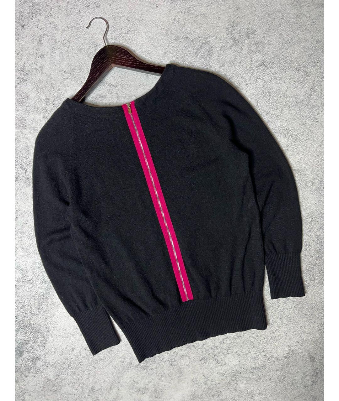 DIANE VON FURSTENBERG Черный шерстяной джемпер / свитер, фото 3