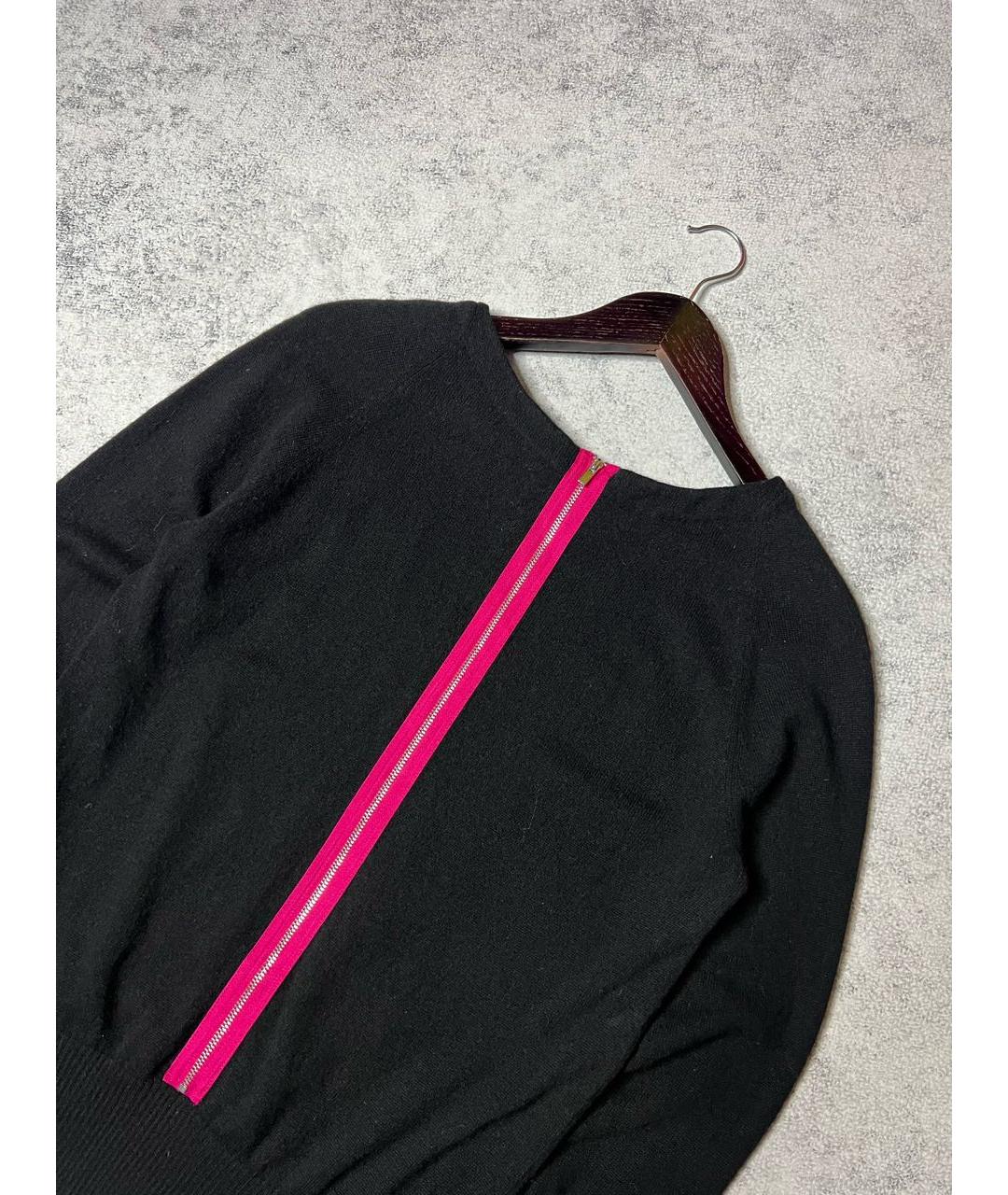 DIANE VON FURSTENBERG Черный шерстяной джемпер / свитер, фото 4