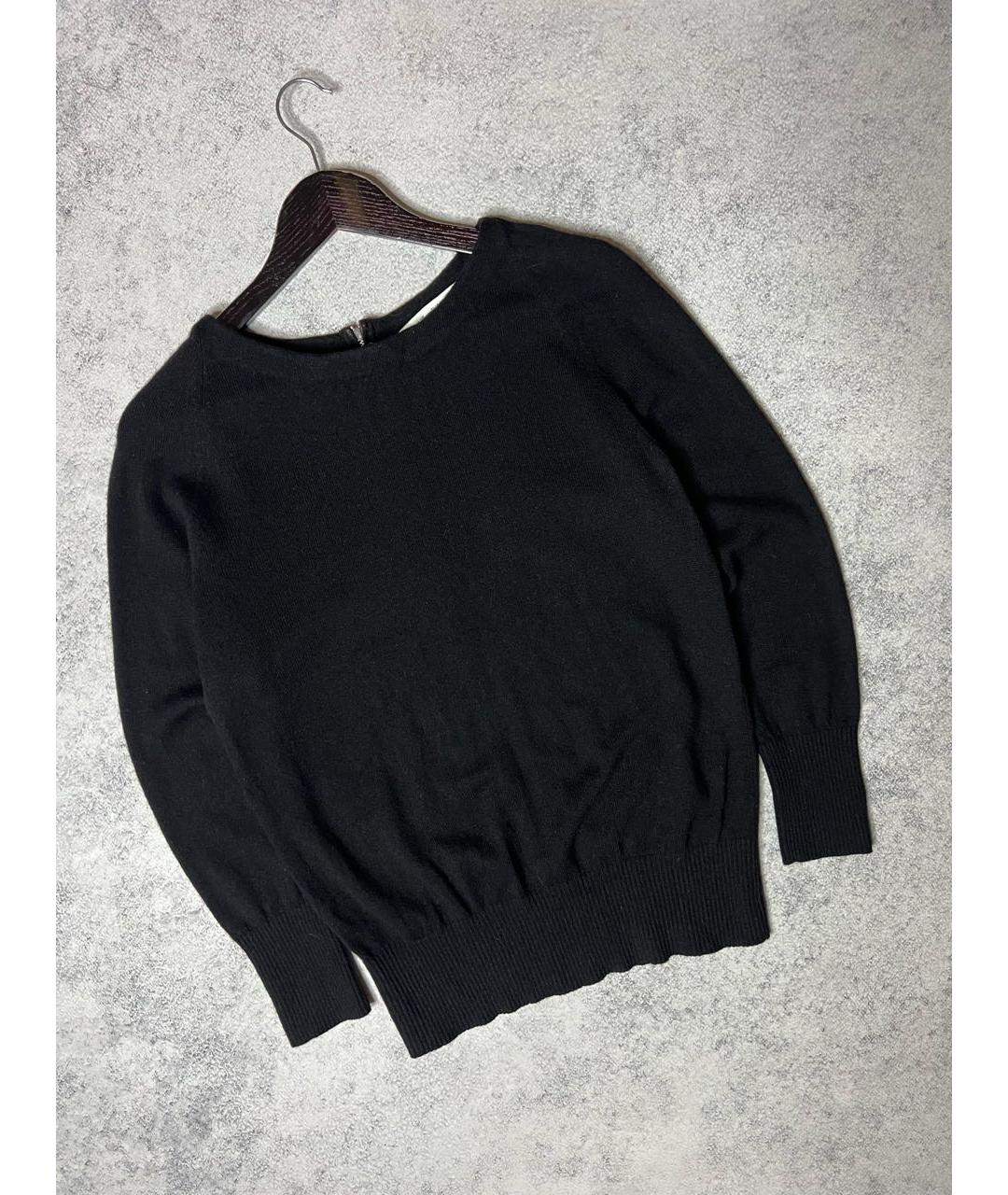 DIANE VON FURSTENBERG Черный шерстяной джемпер / свитер, фото 7