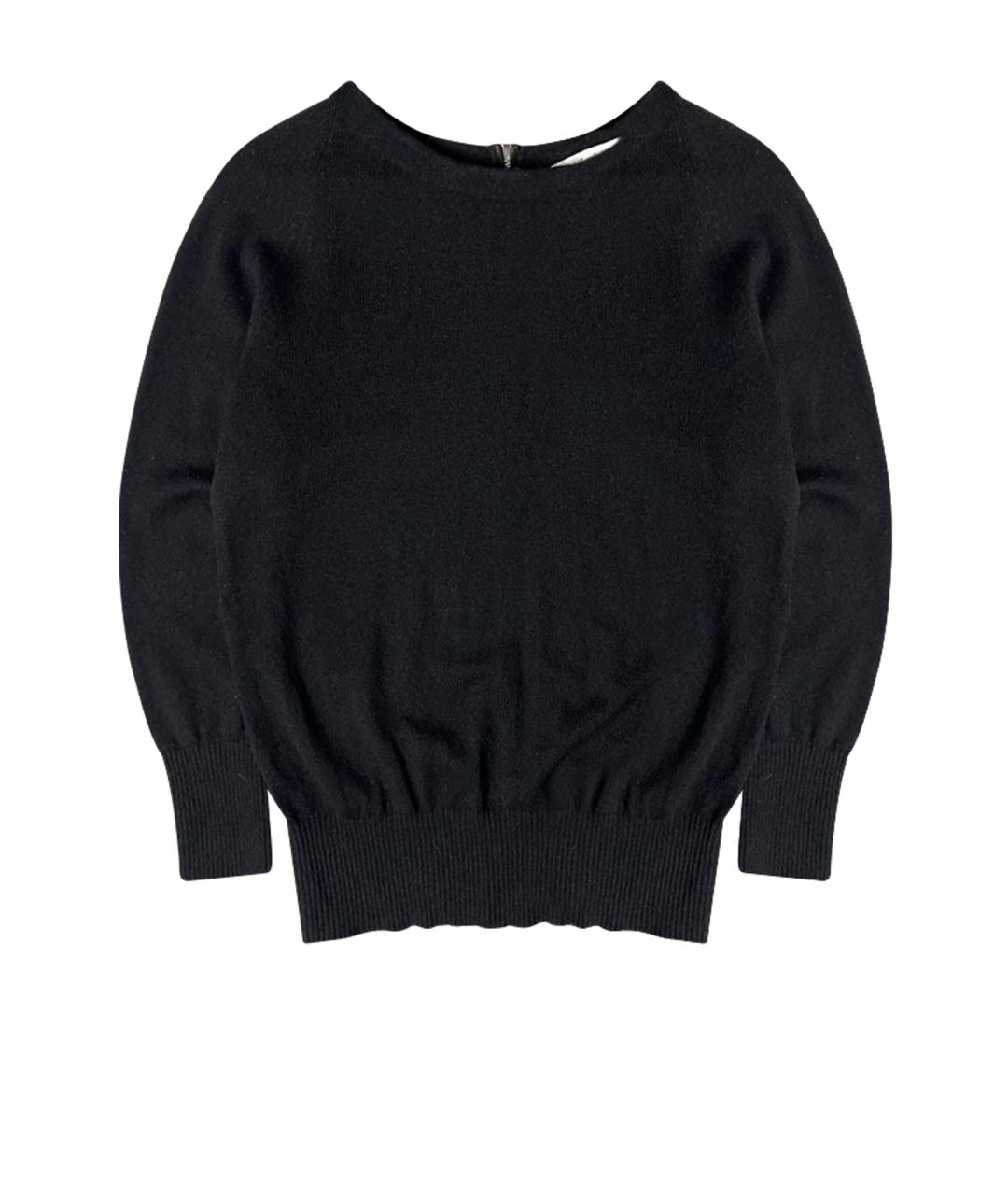 DIANE VON FURSTENBERG Черный шерстяной джемпер / свитер, фото 1