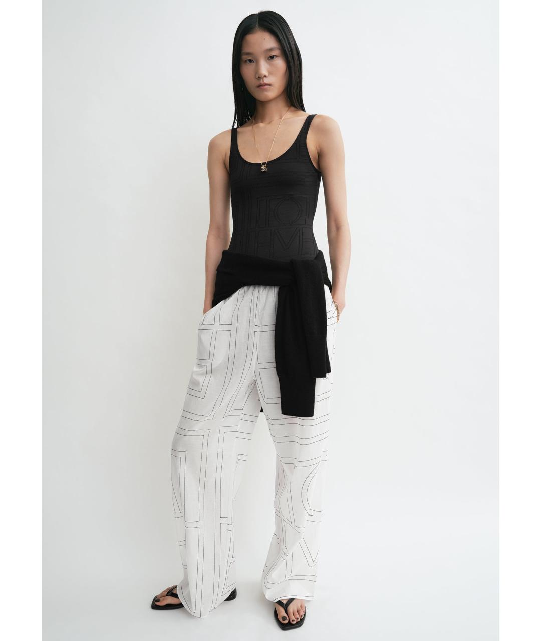 TOTEME Белая хлопковая пижама, фото 2