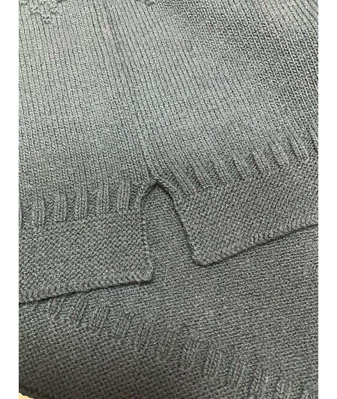 LORO PIANA Синий шерстяной джемпер / свитер, фото 4