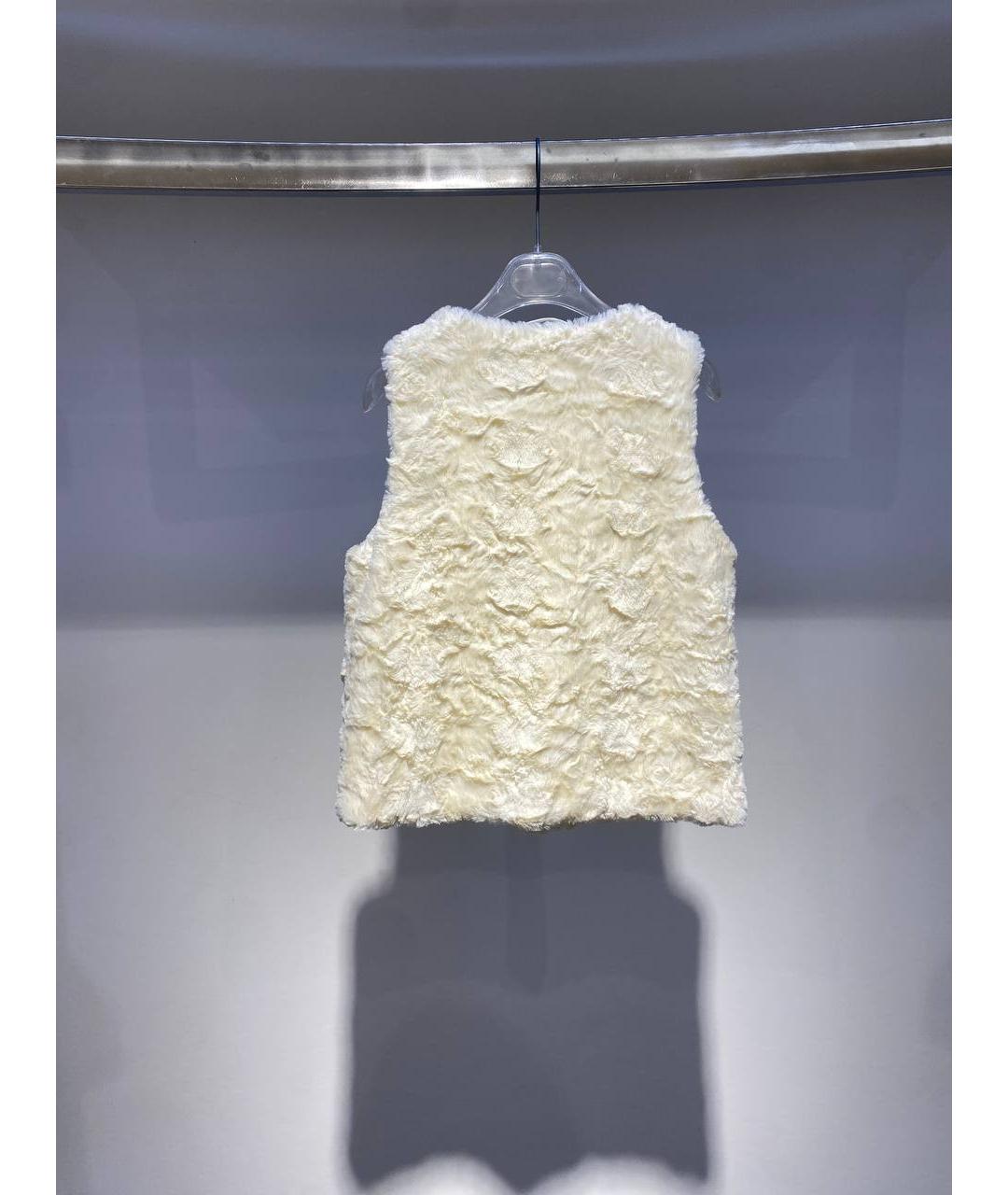 CHLOE Бежевый полиэстеровый жакет / жилет, фото 3