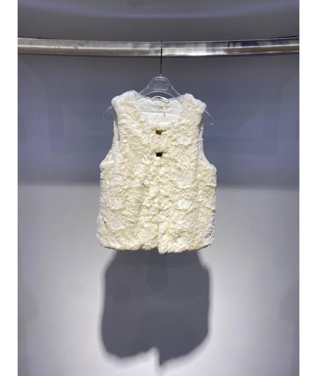 CHLOE Бежевый полиэстеровый жакет / жилет, фото 4