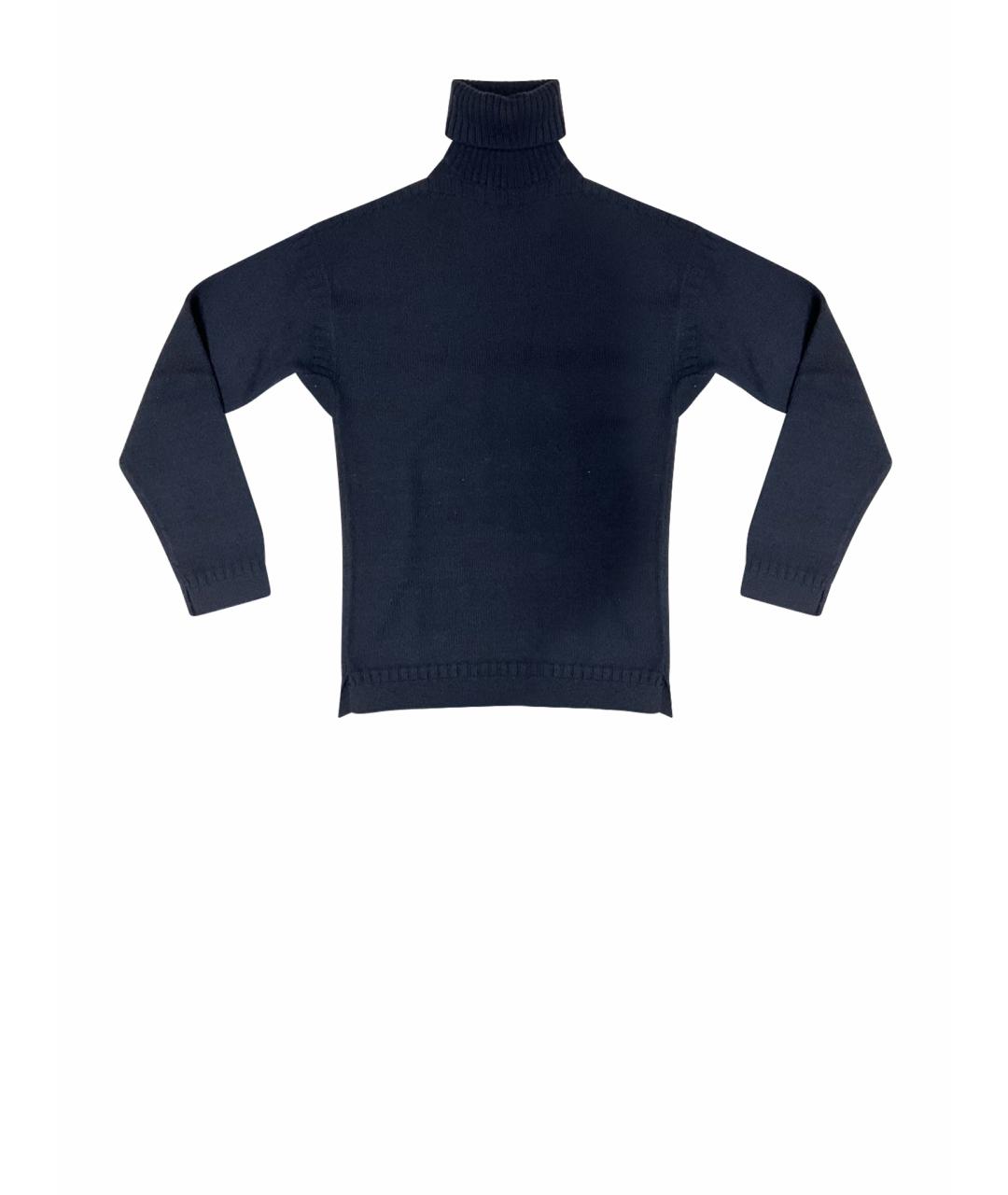 LORO PIANA Синяя кашемировая водолазка, фото 1