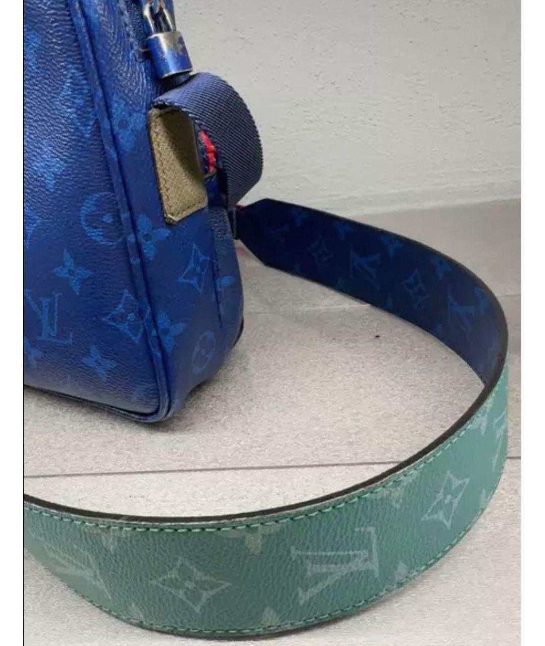 LOUIS VUITTON Синяя сумка на плечо, фото 6