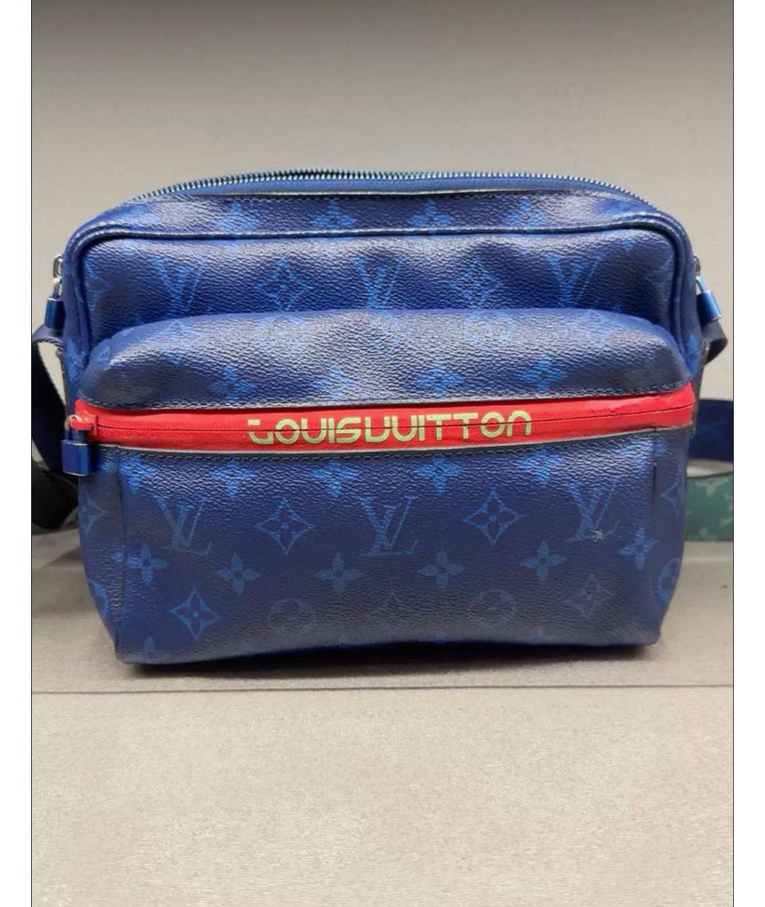 LOUIS VUITTON Синяя сумка на плечо, фото 7