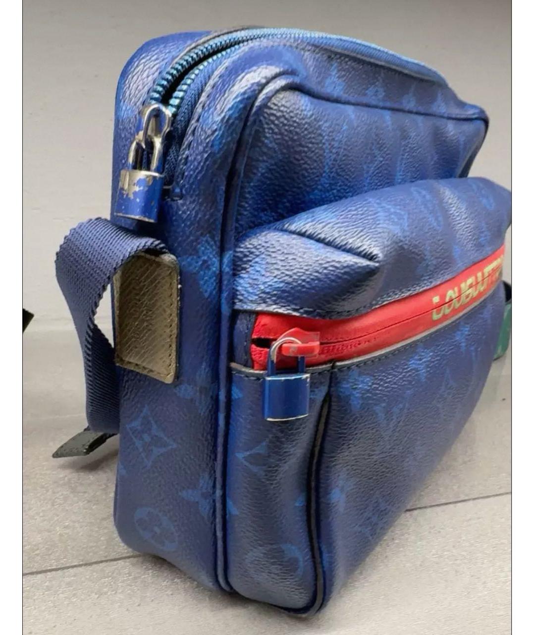 LOUIS VUITTON Синяя сумка на плечо, фото 3