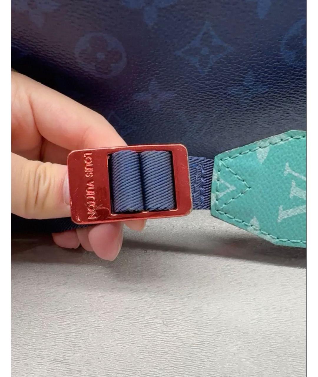 LOUIS VUITTON Синяя сумка на плечо, фото 5