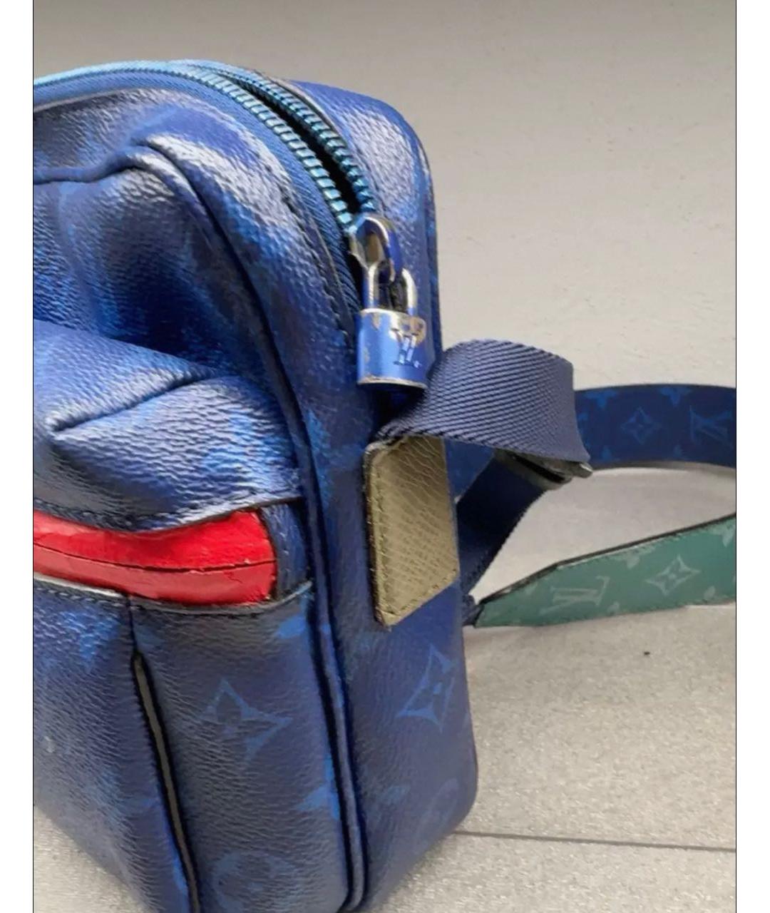 LOUIS VUITTON Синяя сумка на плечо, фото 4