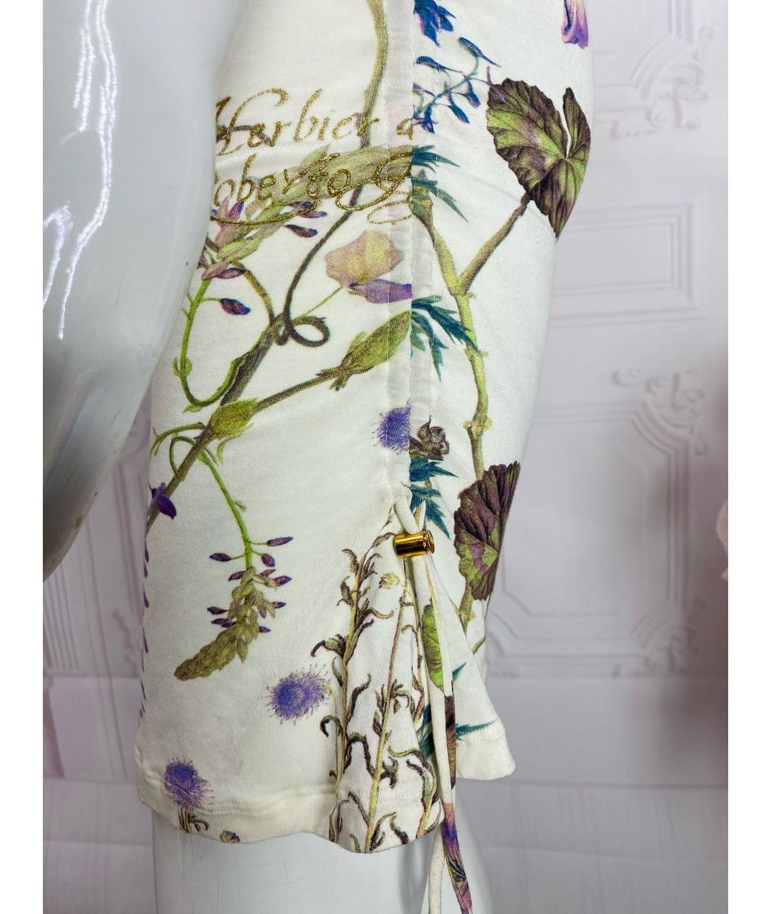 ROBERTO CAVALLI Мульти вискозное платье, фото 4