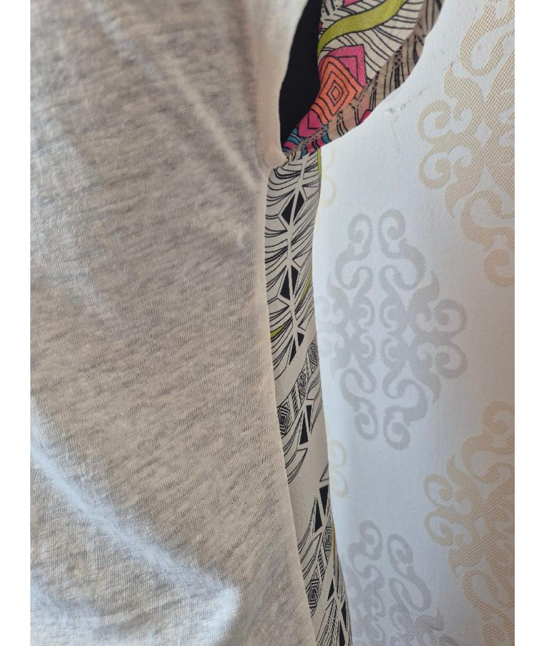 SANDRO Белая шелковая футболка, фото 8