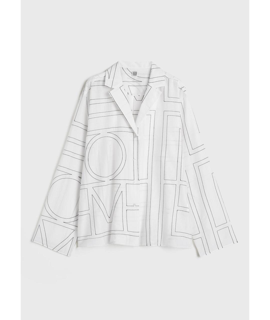 TOTEME Белая хлопковая пижама, фото 6