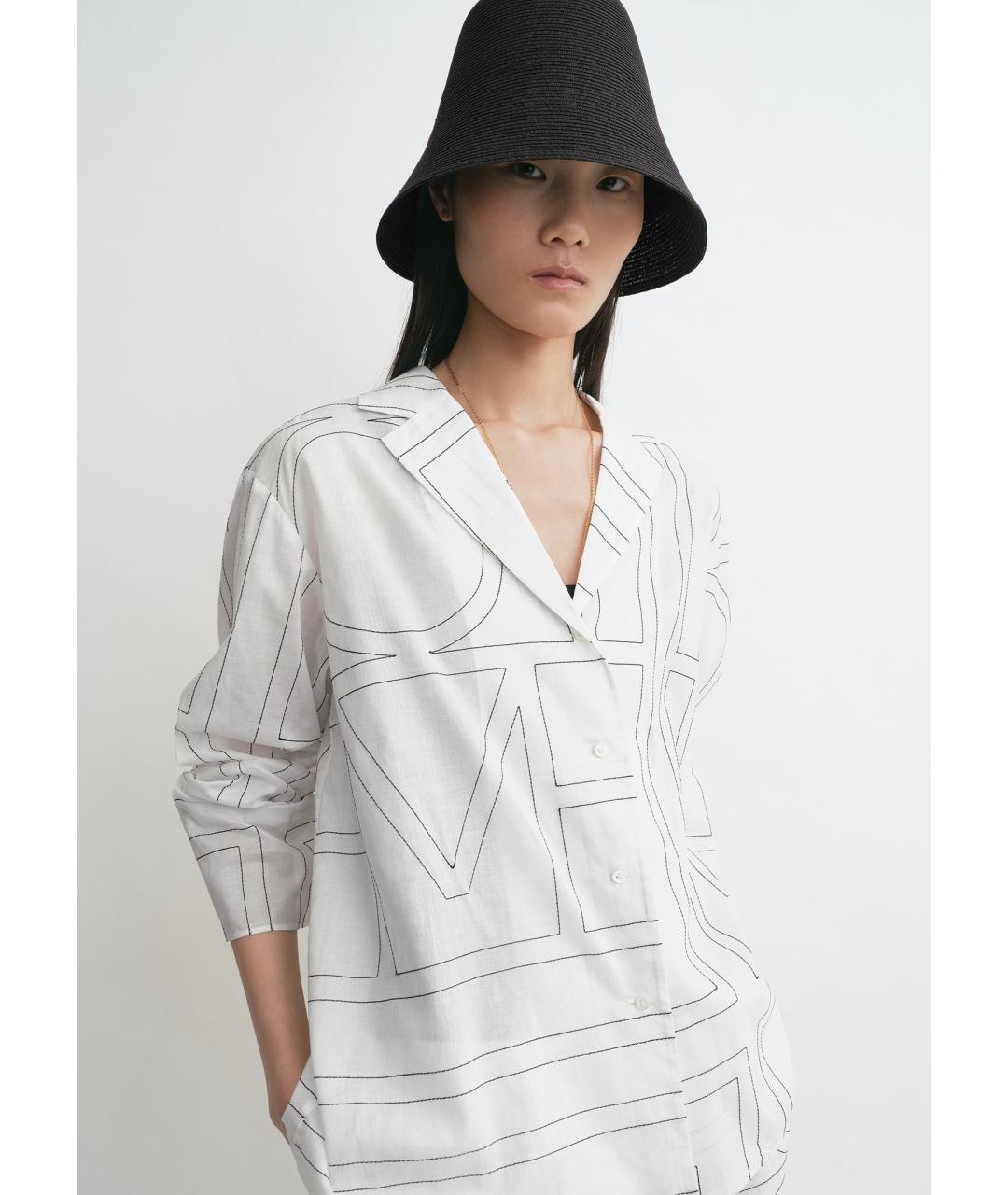 TOTEME Белая хлопковая пижама, фото 4