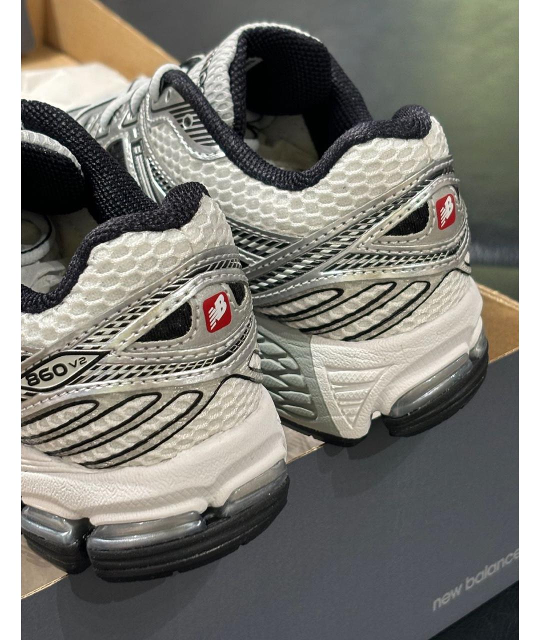NEW BALANCE Серебряные кроссовки, фото 6
