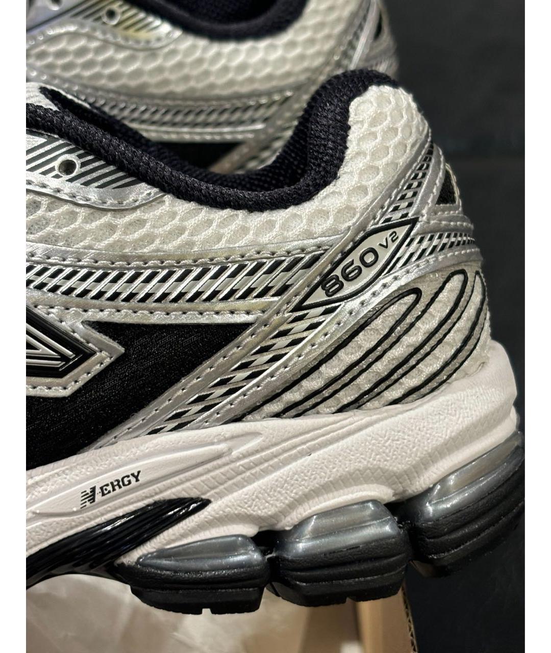 NEW BALANCE Серебряные кроссовки, фото 5