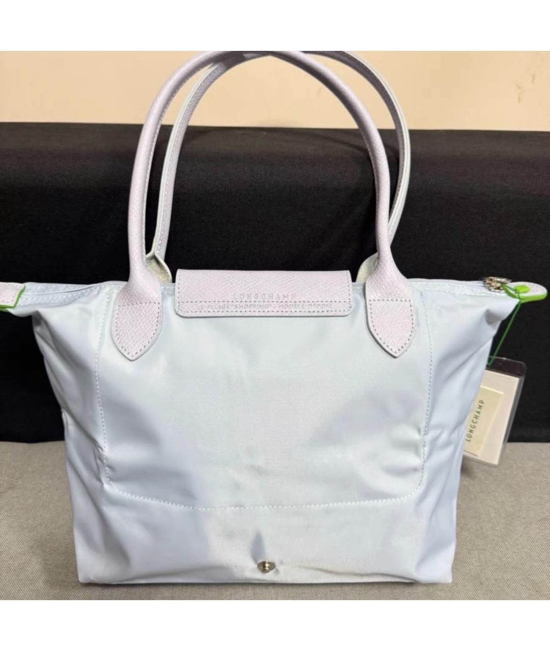 LONGCHAMP Голубая сумка тоут, фото 6