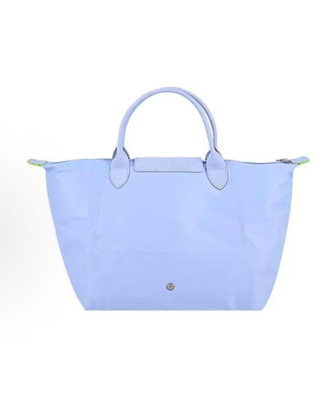 LONGCHAMP Голубая сумка тоут, фото 2