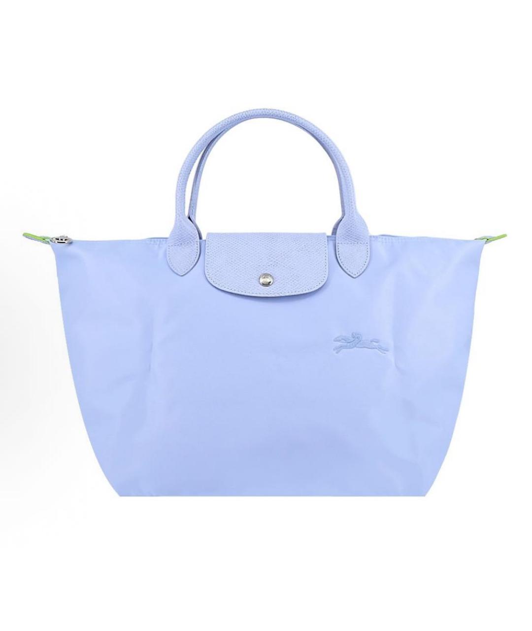 LONGCHAMP Голубая сумка тоут, фото 7