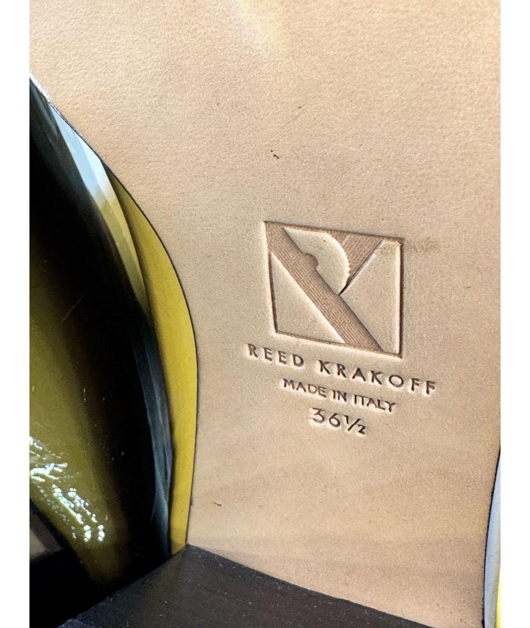 REED KRAKOFF Брогги и оксфорды из лакированной кожи, фото 6