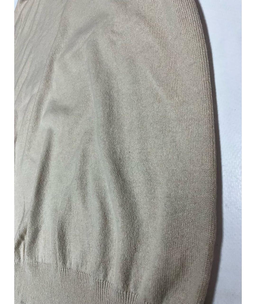 LORO PIANA Бежевая кашемировая водолазка, фото 2