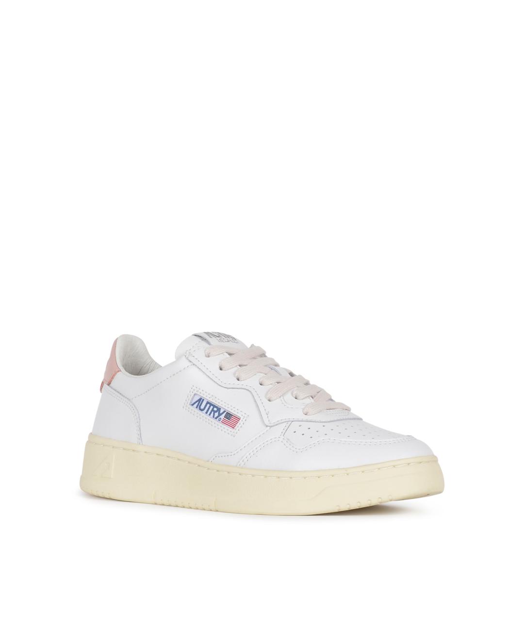 AUTRY Белые кожаные кроссовки, фото 3