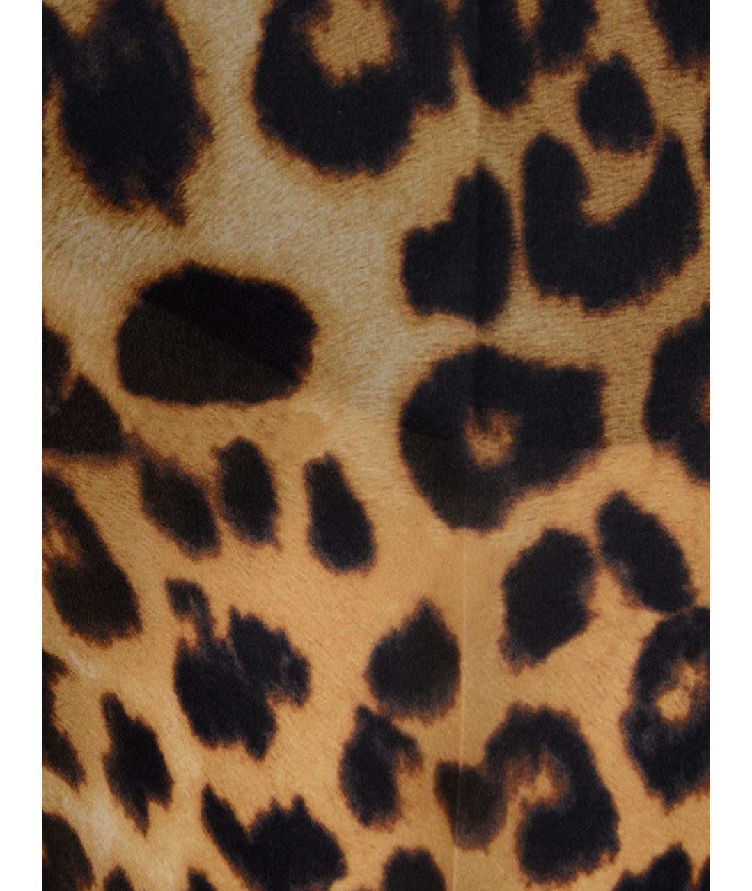 ALBERTA FERRETTI Мульти шелковые прямые брюки, фото 3