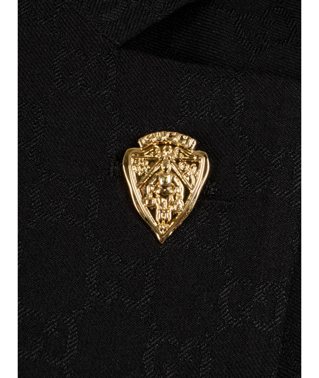 GUCCI Черный полиэстеровый пиджак, фото 3