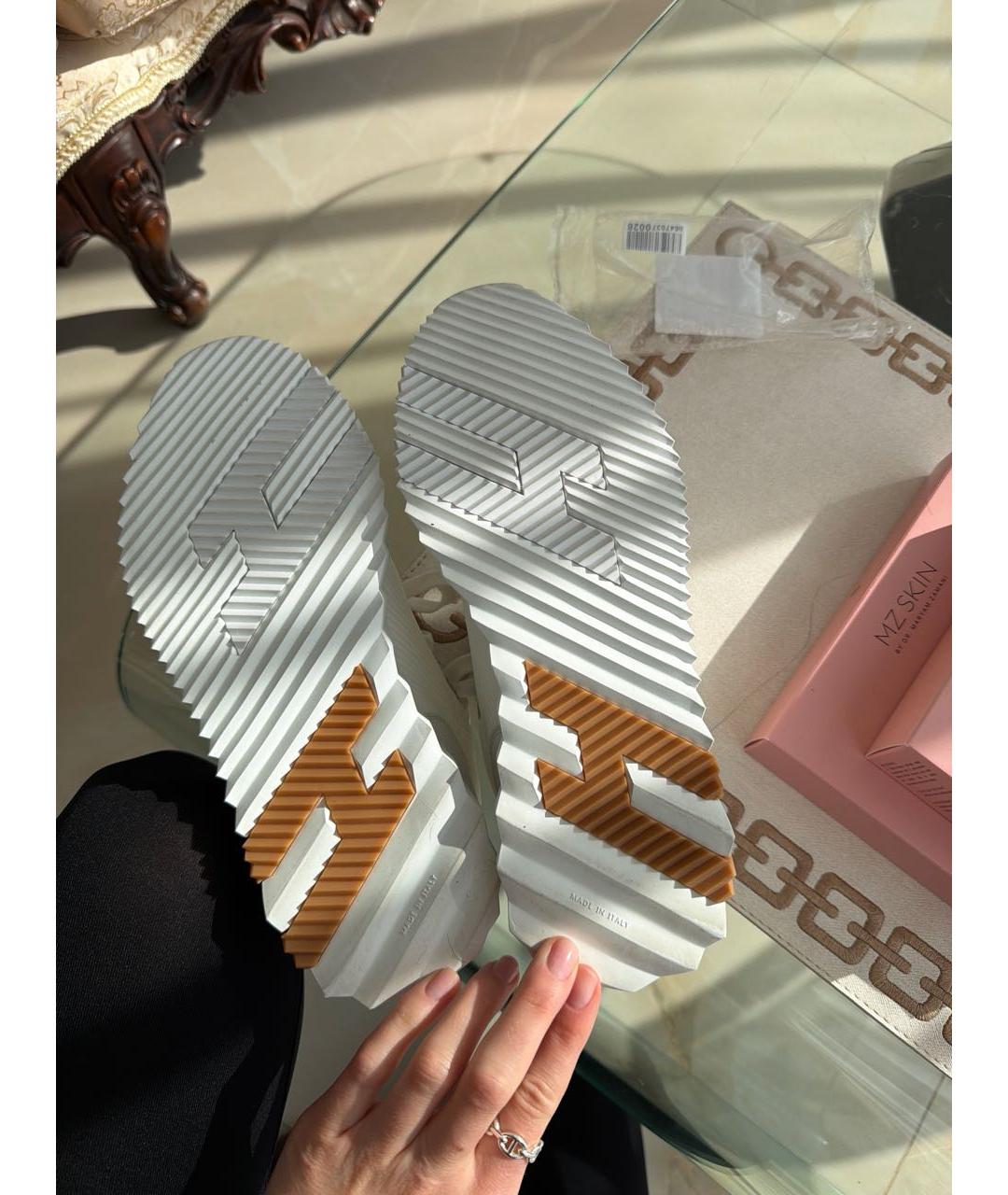 HERMES Белые кроссовки, фото 3