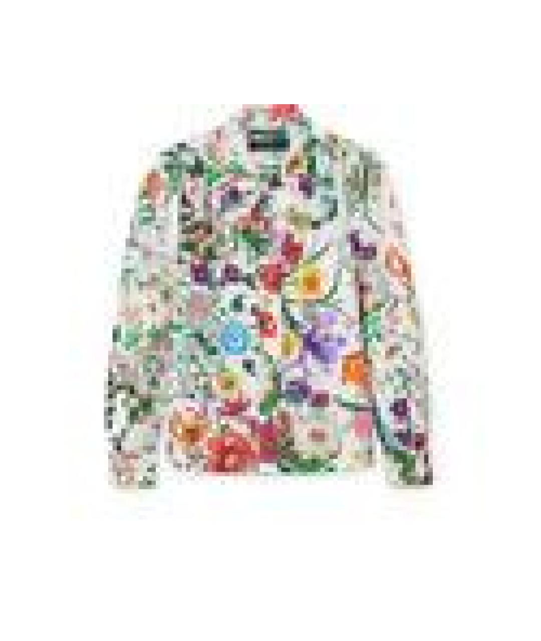 GUCCI Мульти шелковая рубашка, фото 4
