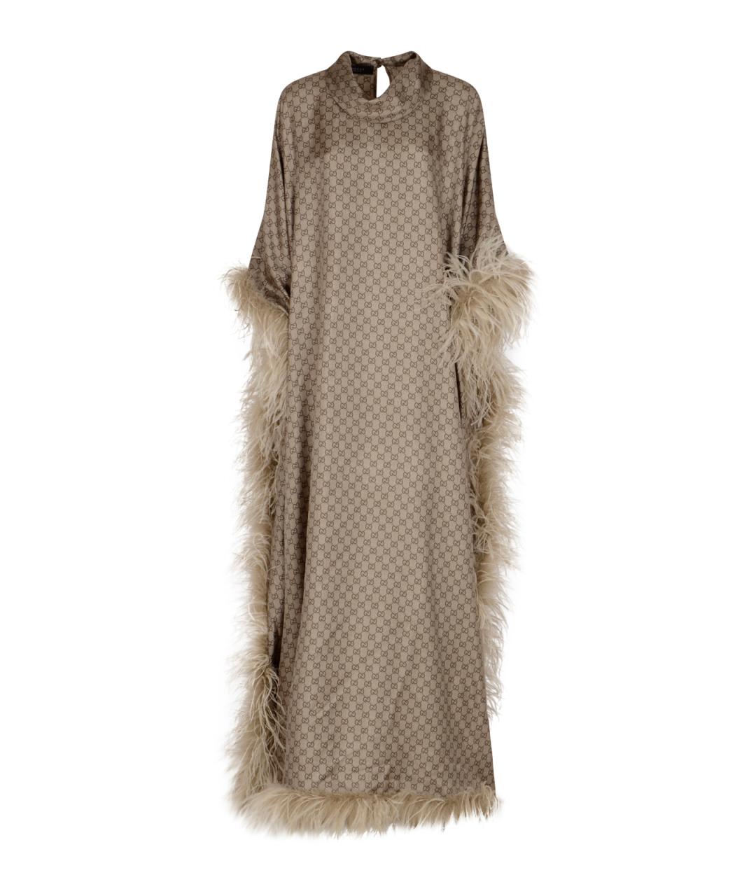GUCCI Бежевое вечернее платье, фото 1
