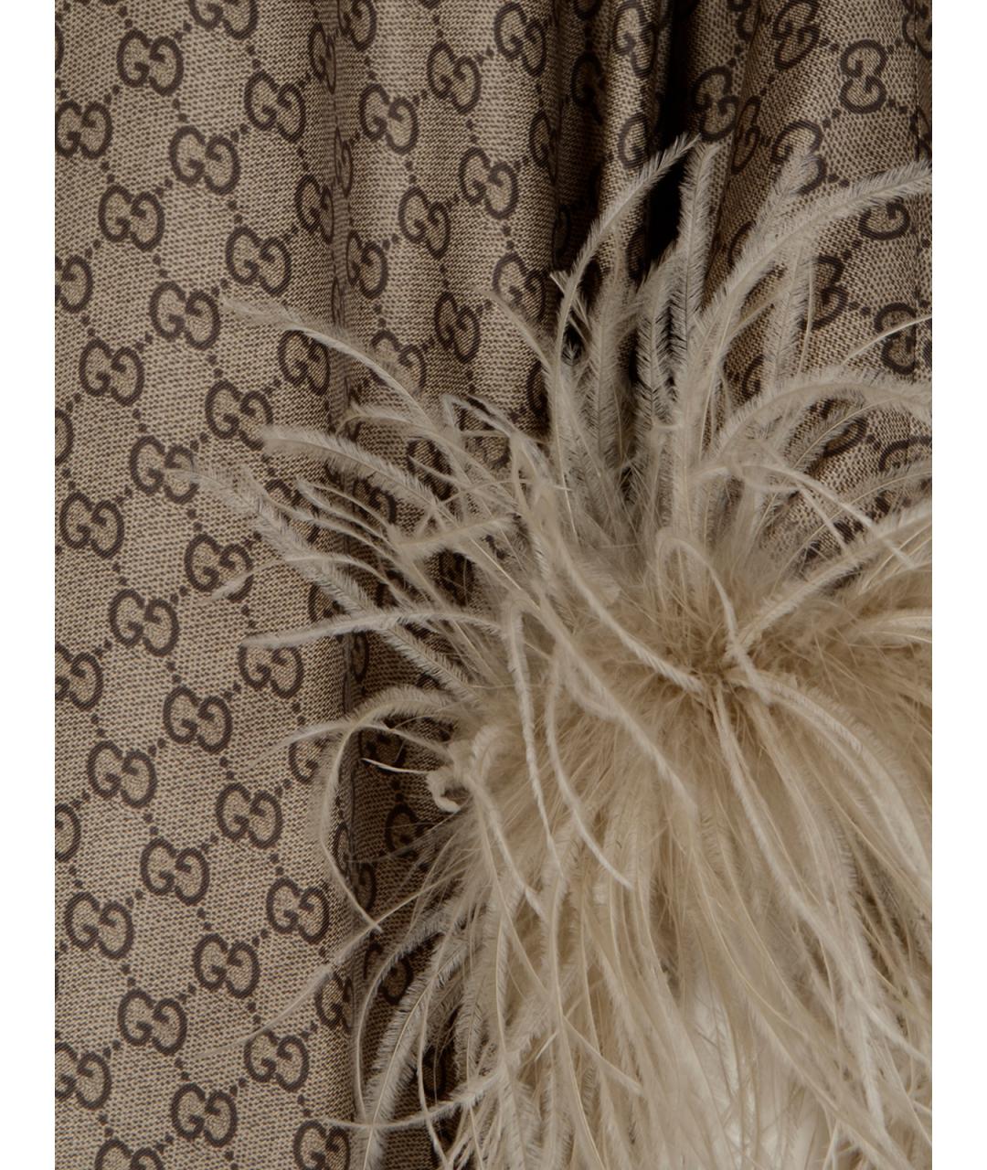 GUCCI Бежевое вечернее платье, фото 3