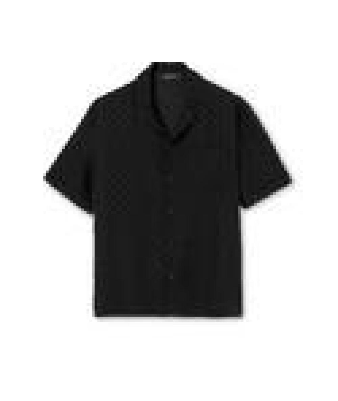 GUCCI Черная шелковая кэжуал рубашка, фото 4