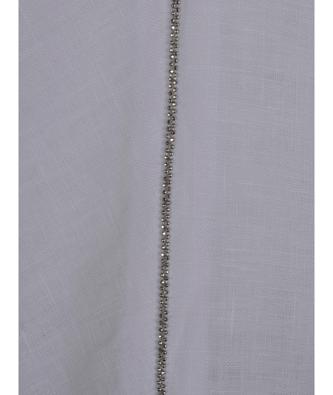 PESERICO Белое повседневное платье, фото 3