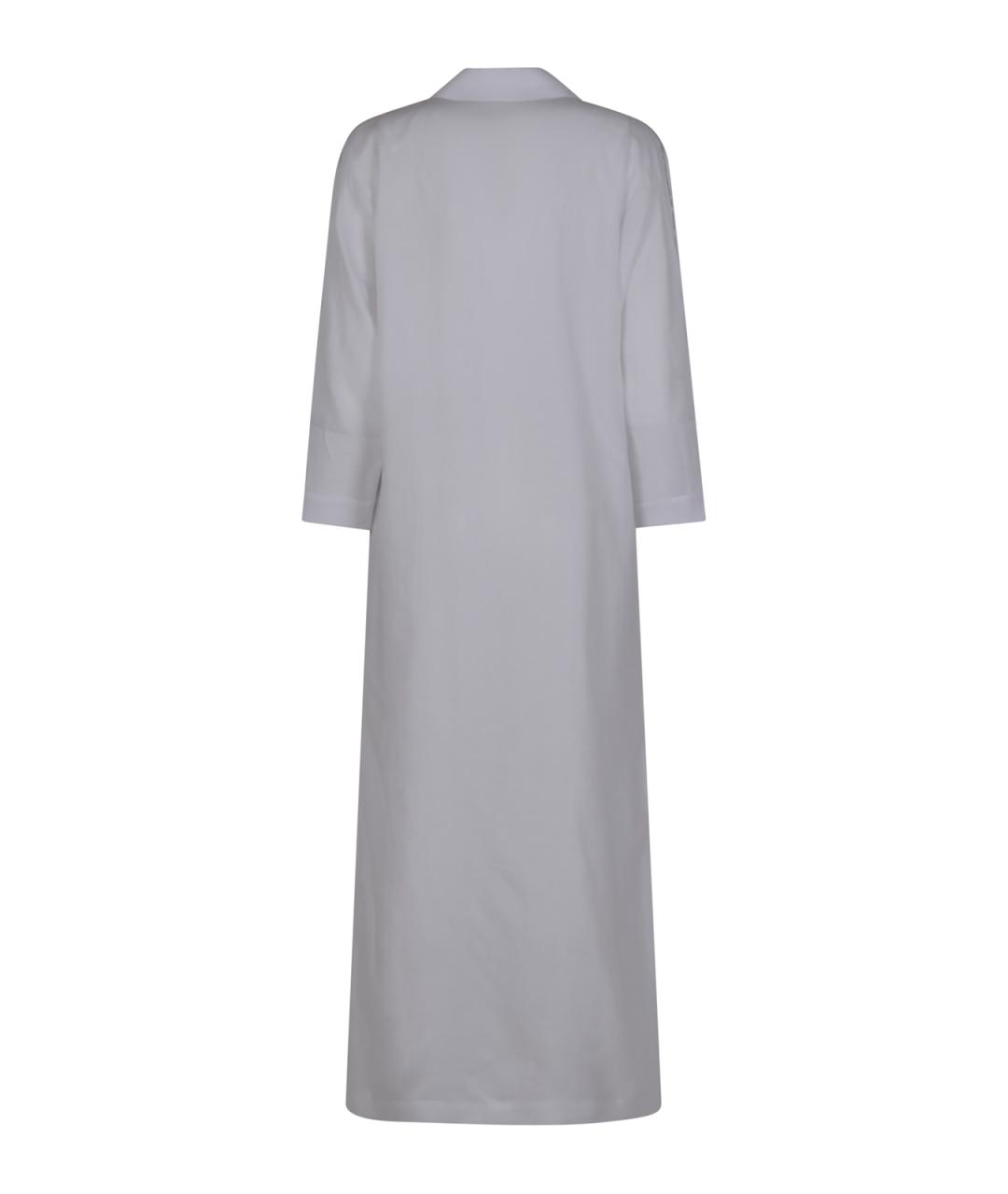 PESERICO Белое повседневное платье, фото 2