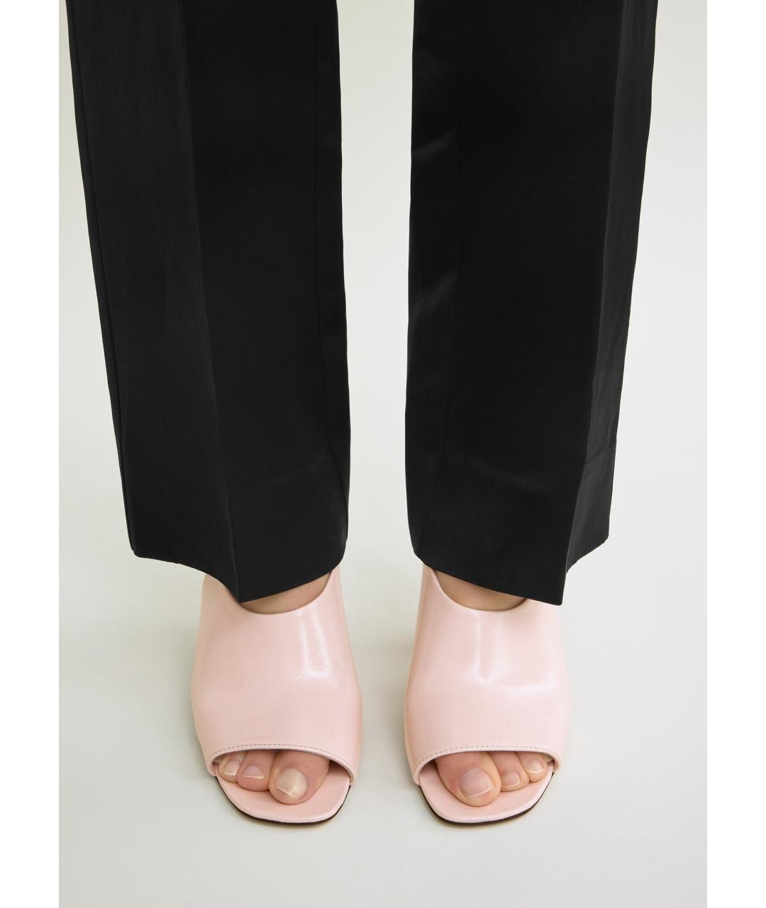 TOTEME Розовые кожаные босоножки, фото 2