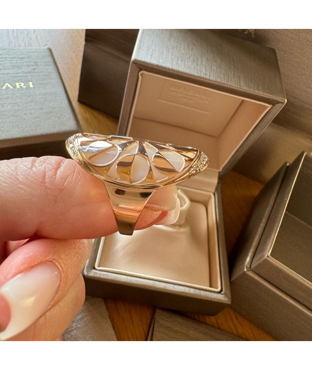 BVLGARI Золотое кольцо из розового золота, фото 5