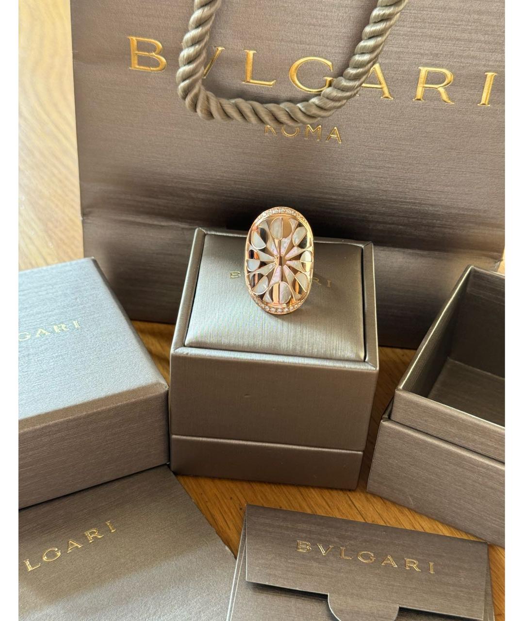 BVLGARI Золотое кольцо из розового золота, фото 3
