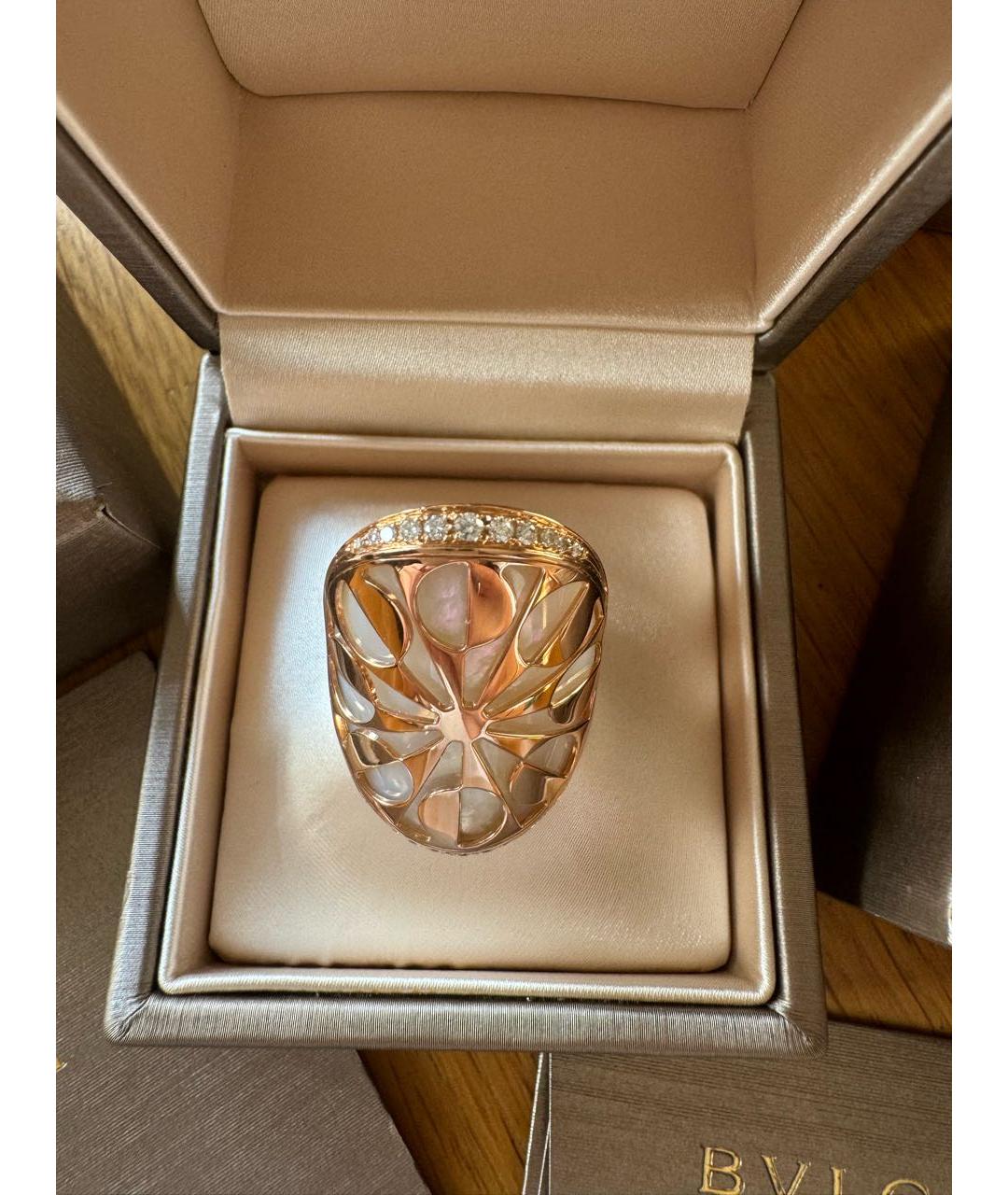 BVLGARI Золотое кольцо из розового золота, фото 6