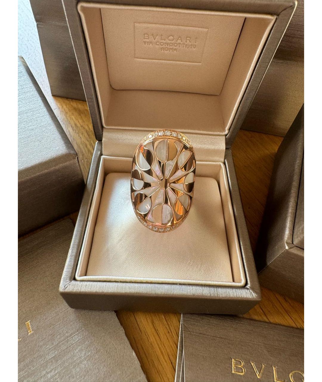 BVLGARI Золотое кольцо из розового золота, фото 2