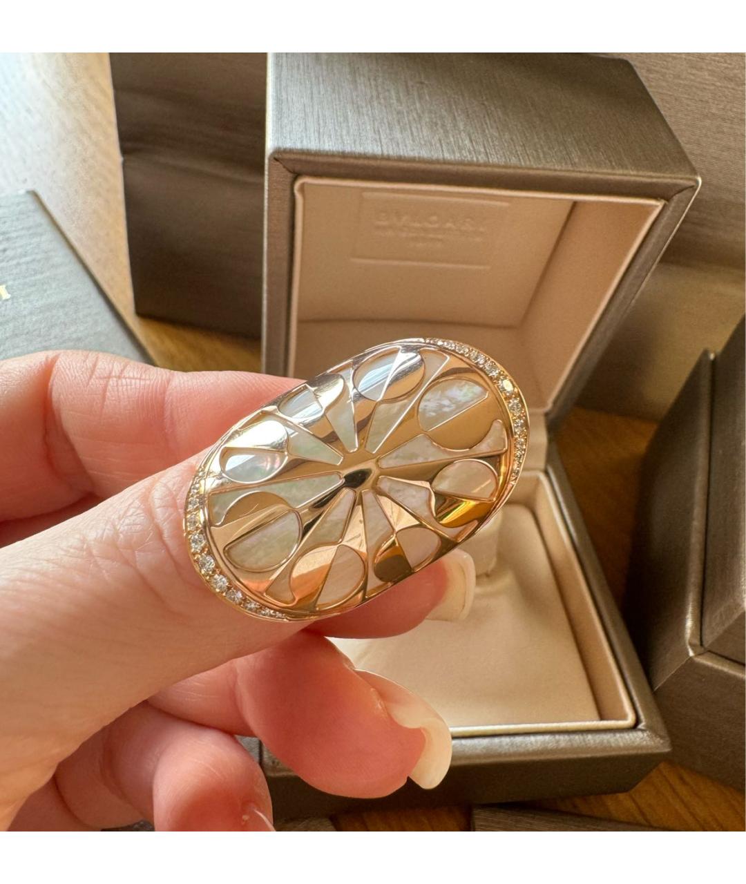 BVLGARI Золотое кольцо из розового золота, фото 4