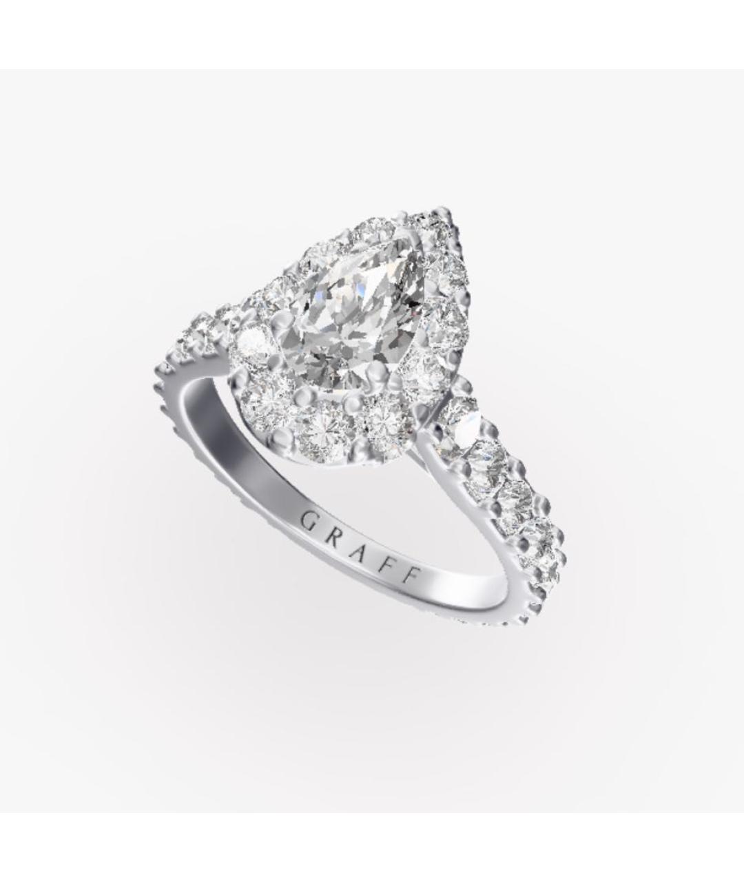 GRAFF Серебряное кольцо из белого золота, фото 5