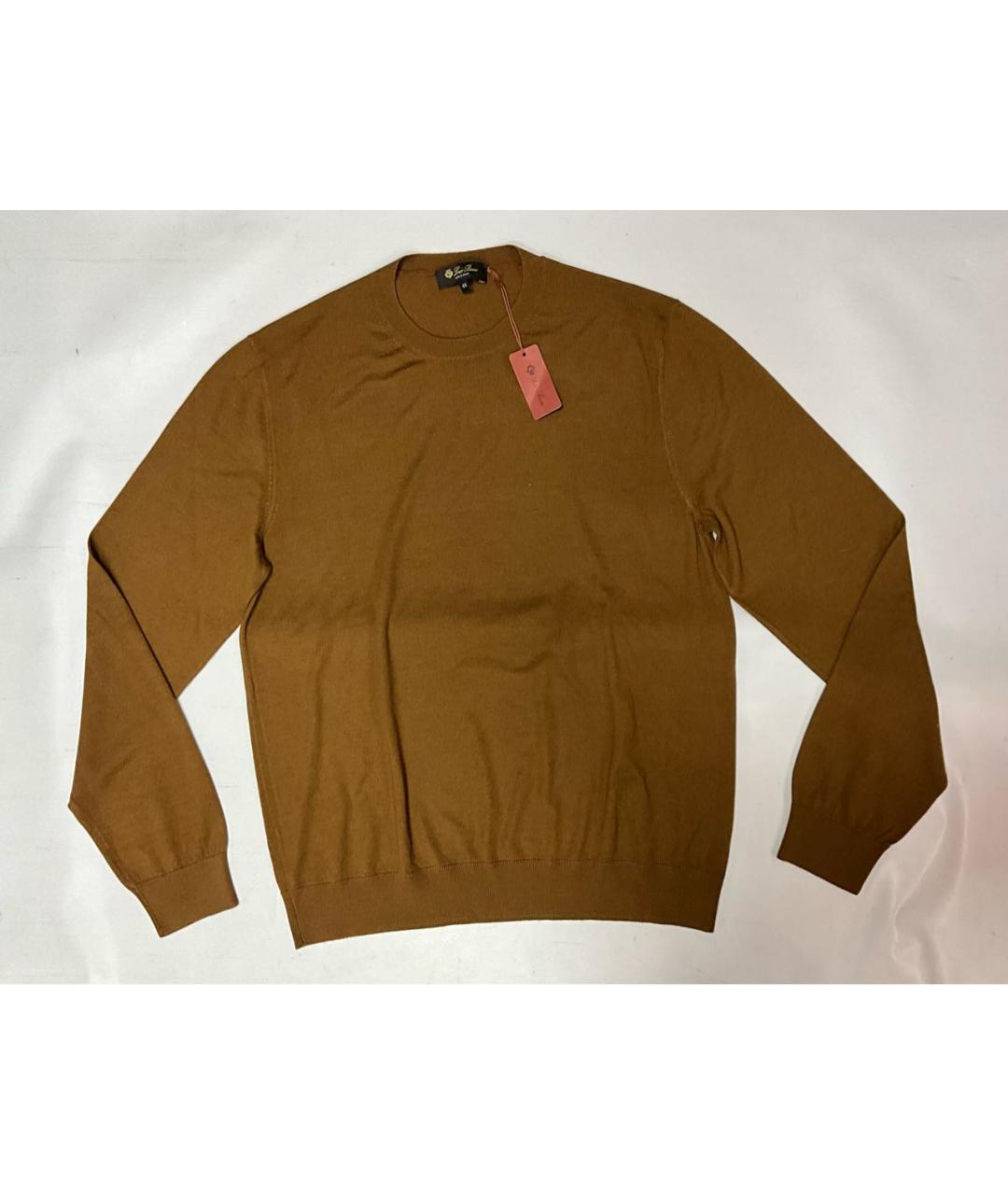 LORO PIANA Оранжевый кашемировый джемпер / свитер, фото 6