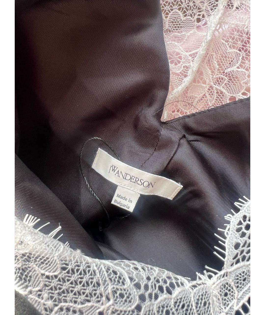 J.W.ANDERSON Черное полиэстеровое коктейльное платье, фото 5