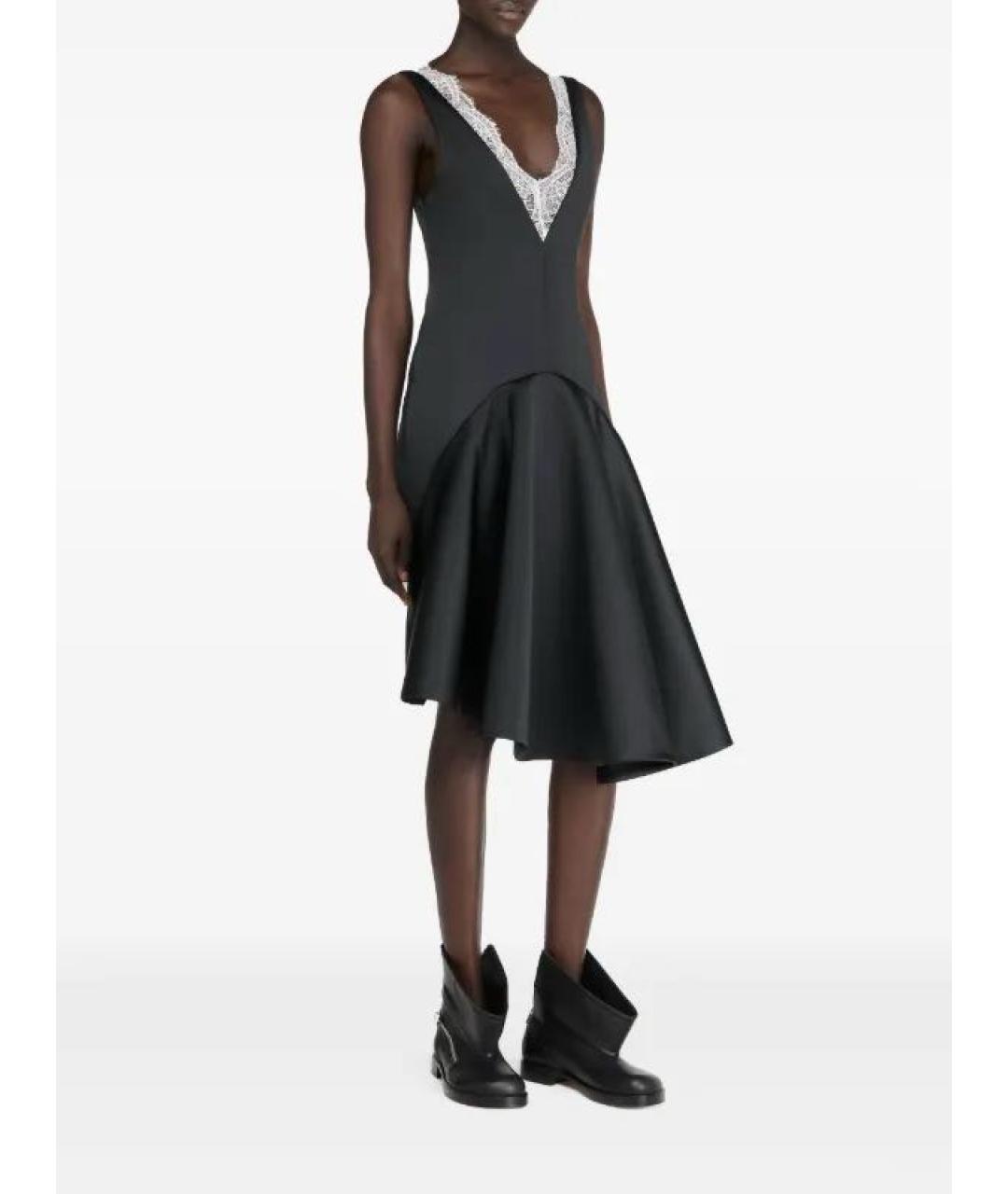 J.W.ANDERSON Черное полиэстеровое коктейльное платье, фото 2